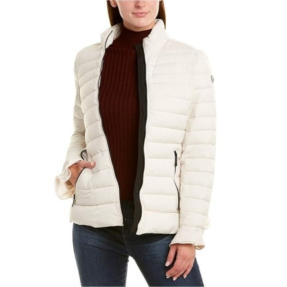 Tahari Jackets & Blazers - TAHARI Cream Tara Puff Jacket Size Small